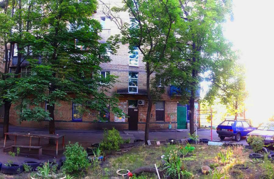 קייב Однокомнатная Квартира На Улице Попудренко מראה חיצוני תמונה