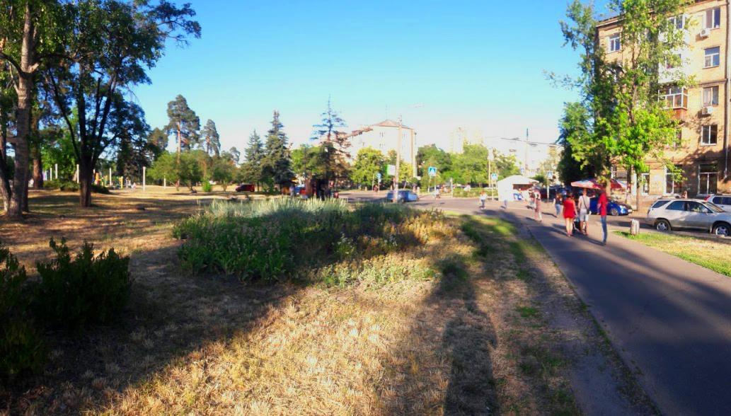 קייב Однокомнатная Квартира На Улице Попудренко מראה חיצוני תמונה